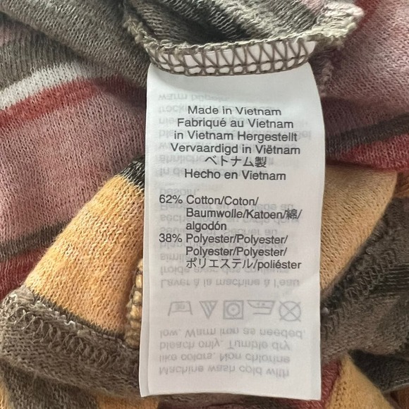 Madewell Texture & Thread Tie-Front Top Kieran Stripe Large - Picture 5 of 5